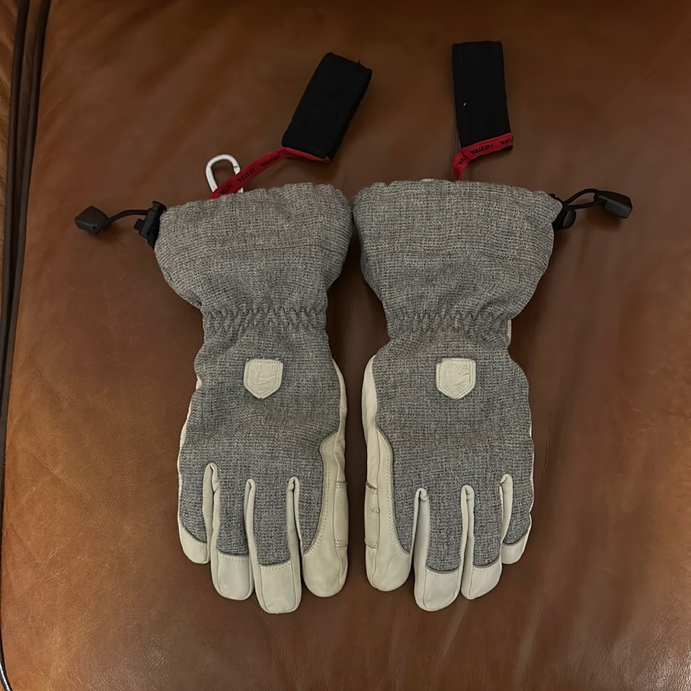 Hestra Army Leather Gauntlet Gloves women’s size 7